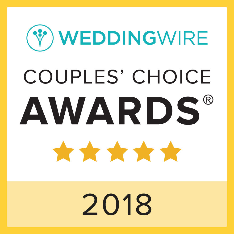 WeddingWire 2018 Couples' Choice award